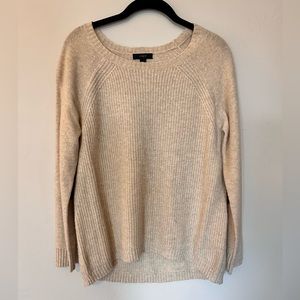J. Crew Sweater with leather elbows